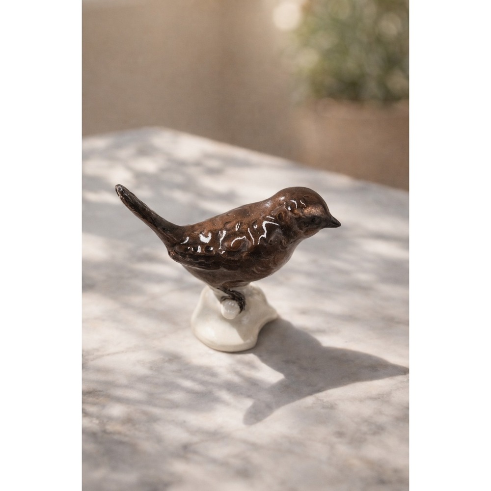 RARE W. Goebel Zaunkoniq Wren Roitelet Bird Vintage 1980's 90's